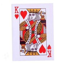 카드놀이 하트킹 플레잉카드 보드게임 파티용 테이블게임 트럼프 놀이용품 레저 오락, 1개, 레드(a)