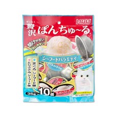 INABA CIAO 啾嚕 奢華果凍杯 貓咪點心 海鮮綜合口味, 437g, 1個, 海鮮綜合TSC-119