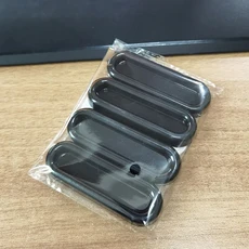 4개/대 창 캐비닛 서랍 옷장 슬라이딩 도어 핸들 유리 미끄럼 방지 그립 보조 한 자체 접착, 02 Black-4pcs