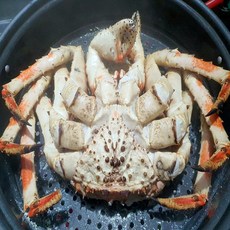 여수아빠다 러시아 수율 특A 블루킹크랩 자숙, 1개, 3.5kg