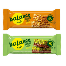 CJ 밸런스밀 프로틴바 말차 피넛 혼합