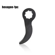 2PCS 혼 모양 반축 제거 도구 드 바 어댑터 2가지 인터페이스로 향상된 호환성 자동차 수리, 01 hexagon 1pc