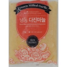 [얌얌마켓] 냉동 다진마늘 간마늘 1kg (아이스박스 포함), 1개