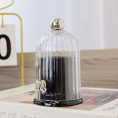 卡通可愛小兔子牙簽盒 自動彈出式家用高顔值牙籤筒, 1個, 銀色珠子牙籤筒