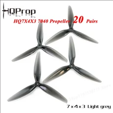 HQprop HQ 7X4X3 7040 프로펠러 74 3 블레이드 소품 CW 및 CCW RC FPV 프리스타일 7 인치 장거리 드론 DIY, 01 20Pairs