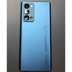OPPO Reno6 Pro 電池背蓋 (帶背膠) -, 1個, 極光藍