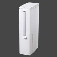 틈새 화장실 휴지통 쓰레기통 원터치 가정용 욕실 초슬림 청소도구, 1. 화이트(폭 11cm), 그레이