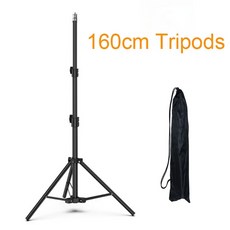 휴대 전화 사진 스탠드에 범용 160cm 삼각대 전화에 유튜브 비디오 지원에 Led 스탠드, 1개