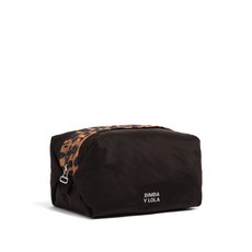 빔바이롤라 레오파드 프린트 패널 메이크업 파우치