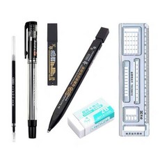 문제풀이 싸인펜 학생용 사무용 수험 수필 문구 첨삭 시험, 2. 시험 연필 6 세트