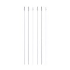 細長奶瓶奶嘴刷組 柔軟刷毛 深入清潔 寶寶奶瓶清潔必備, 白色6入, 1個