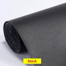 가죽 수리 보조 자체 접착 스티커 친환경 실내 장식 자동차 소파 카시트 300cm, 200x50cm, 05 black, 1개