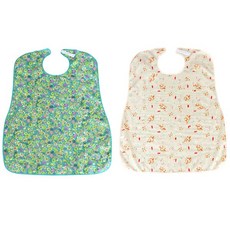 메디코 성인턱받이 방수 어른턱받이 노인턱받이 어르신 환자용앞치마, 1개, 베이지