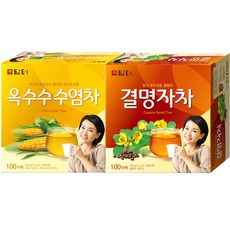 담터 옥수수수염차 100T + 담터 결명자차 100T, 1세트, 100개입, 1.5g