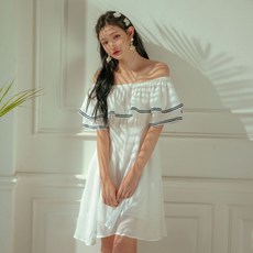 베라프 휴양지 바캉스 여름 오프숄더 플레어 원피스 샌디 003H