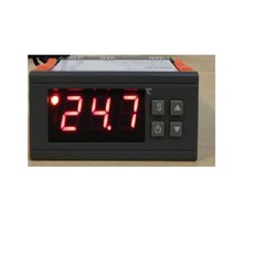 DC12V 30A輸出繼電器數位式溫度控制器 冷熱輸出(含塑膠海水用感溫棒) 數位顯示, 1個