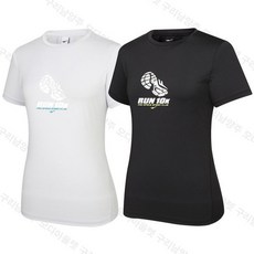 프로스펙스 여성 슈즈그래픽 냉감 기능성 반팔티셔츠 / PW3WT22M911912_GN