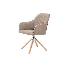 이토키 사리다 폴룩스 쇼콜라 데스크 하나만 있는 천연 선택 가능한 4컬러 360° 회전 40mm 좌면 상하행 엄선된 거울 마감 패브릭 공구 필요없는 간단 조립 천연