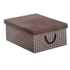 리빙박스 접이식 조립식 다용도 수납 정리함 보관함 장난감 손잡이 사무용 골판지 트렁크 서류 코팅 종이