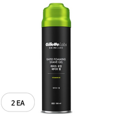 질레트랩스 래피드 포밍 쉐이브 젤, 2개