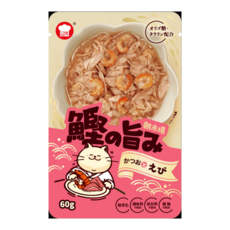海兒廚房 朝市場 鰹魚貓餐包, 60g, 1個, 鰹+蝦子