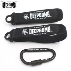 古川小夫 DEEPBOMB 拳套掛環 魔鬼氈 手綁帶吊環 拳擊周邊用品 健身房收納好幫手, 1個
