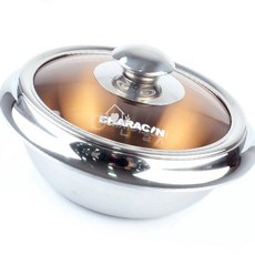 스텐 통3중 인덕션 1인 찌개 가마솥 미니뚝배기 인덕션용뚝배기 무균열뚝배기, 22호