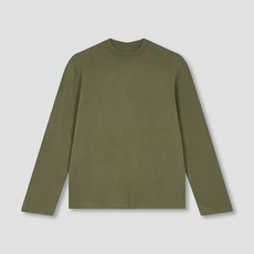 JAJU 여 코튼 모크넥 긴팔 티셔츠 J115201301048 549511