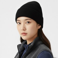 겨울모자 낚시 모자 등산비니 아웃도어 스포츠 비니, 모던블랙
