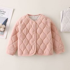 Olli kids 兒童加厚棉外套 - 秋冬保暖開衫 男女童校服外套