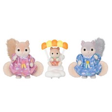 일본 실바니안 패밀리 다람쥐 가족, 1세트