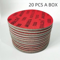 핀란드 Mirka 6 인치 150mm 스펀지 사포 라운드 자체 접착 플로킹 자동차 페인트 광택 뷰티, 1) 500 grit - 10 pcs