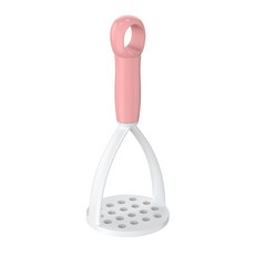 手動馬鈴薯泥壓泥器 家用寶寶輔食工具 南瓜山藥碾泥器, 1個, 粉色