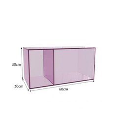아크릴책장 엔틱 조합 캐비닛 수납장 회전책장 디자인책장 진열장 모듈 앤틱, 핑크