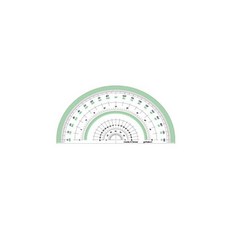 리버썸 반원 분도기 각도자 투명각도기, 1개