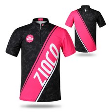 입은듯 안입은듯 볼링의류 ZST-1011/2011 TD숄더스트랩 블랙핑크 클럽 단체티 커스텀 주문제작 티셔츠