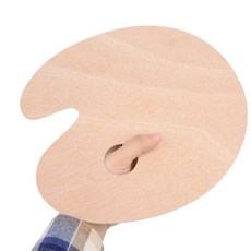 모아니샵 미술용 나무 파레트 아크릴물감팔레트, 사각 - 소