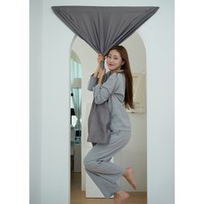 3M정품 떨어지지 않고 쉽게 붙이는 단열 3중 암막커튼+끈 커튼봉 호환가능