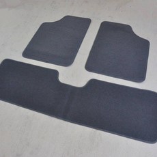 桃園發貨 車用腳墊單片通用腳墊 卡通汽車脚踏墊 汽車用品汽車內飾, 單張後排連體灰色一片