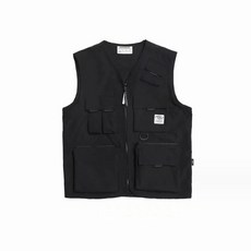SMKL 工裝背心, 黑,M