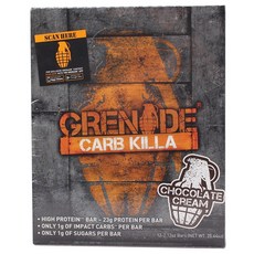 GRENADE Grenade Carb Killa 蛋白棒巧克力奶油 12 條, 1個, 720克