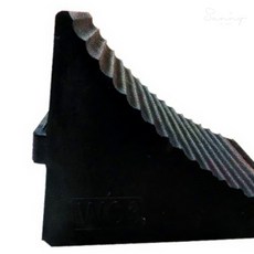 자깡몰 특대형 고무 차량버팀목 차량밀림방지, 350x295xH270 10.8kg