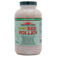 YS Eco Bee Farms Fresh Bee Pollen Whole Granulars 와이에스 에코 비 팜 프레쉬 비 폴렌 벌꿀 화분 454g, 1개