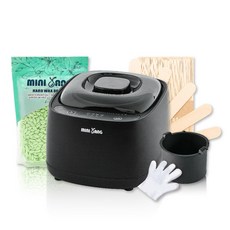 MINI YANG 私密熱蠟除毛超值組 (極墨熱蠟機+青檸蘆薈蠟豆+ 木棒), 500g, 1個