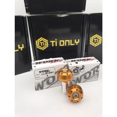 【TiONLY】WORKRACING 7孔版 鋁合金平衡端子 鋁合金壓花平衡端子, 無壓花/金, 1個