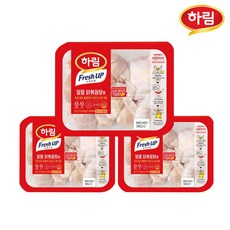 하림 프레쉬업 알뜰 닭볶음탕용, 3개, 600g