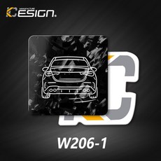 KESIGN W206-1 汽車香氛片，天然植物萃取，持久清新，適用於各種車型, 0.57g, 1個