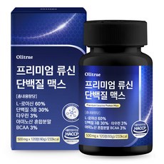 올리트루 프리미엄 류신 단백질 맥스, 1개, 120정