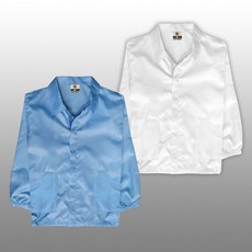 ESD 제전방진복 - 상의 / Y카라/제전복/무진복/크린룸 작업복, 1개