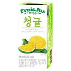 일화 프레주 팩음료 청귤, 24개